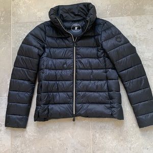 Save the duck black puffer jacket size small, brand NEW never worn.